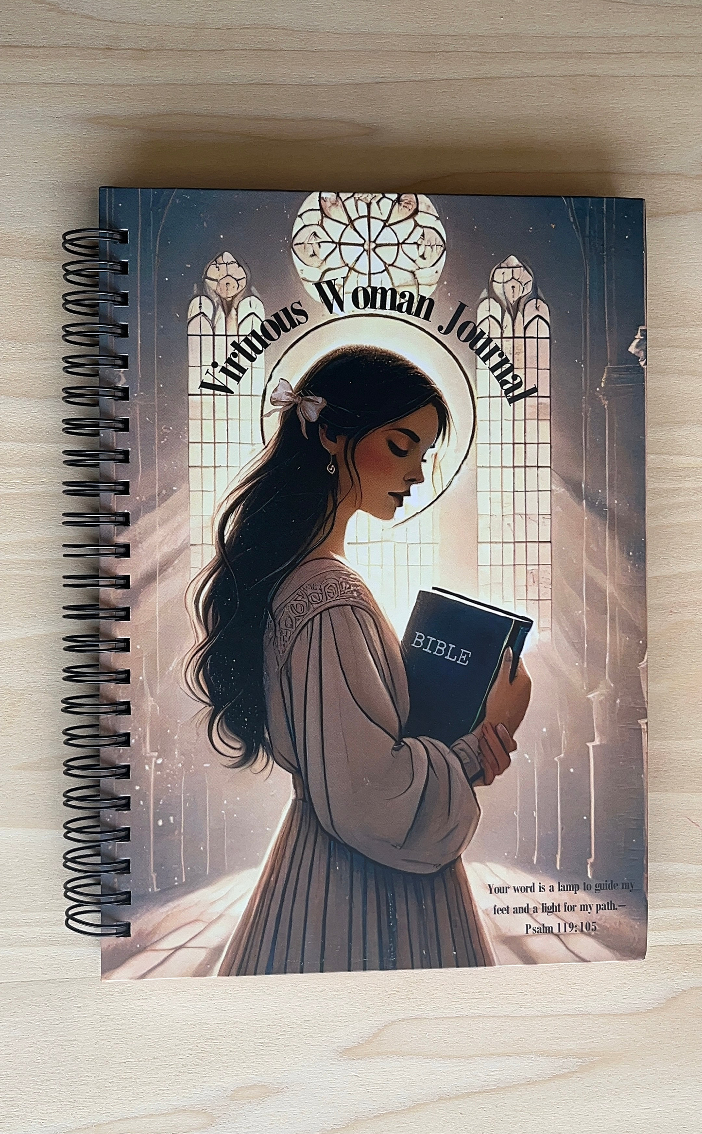 💛Virtuous Woman Journal – Custom Faith-Inspired Cover Design