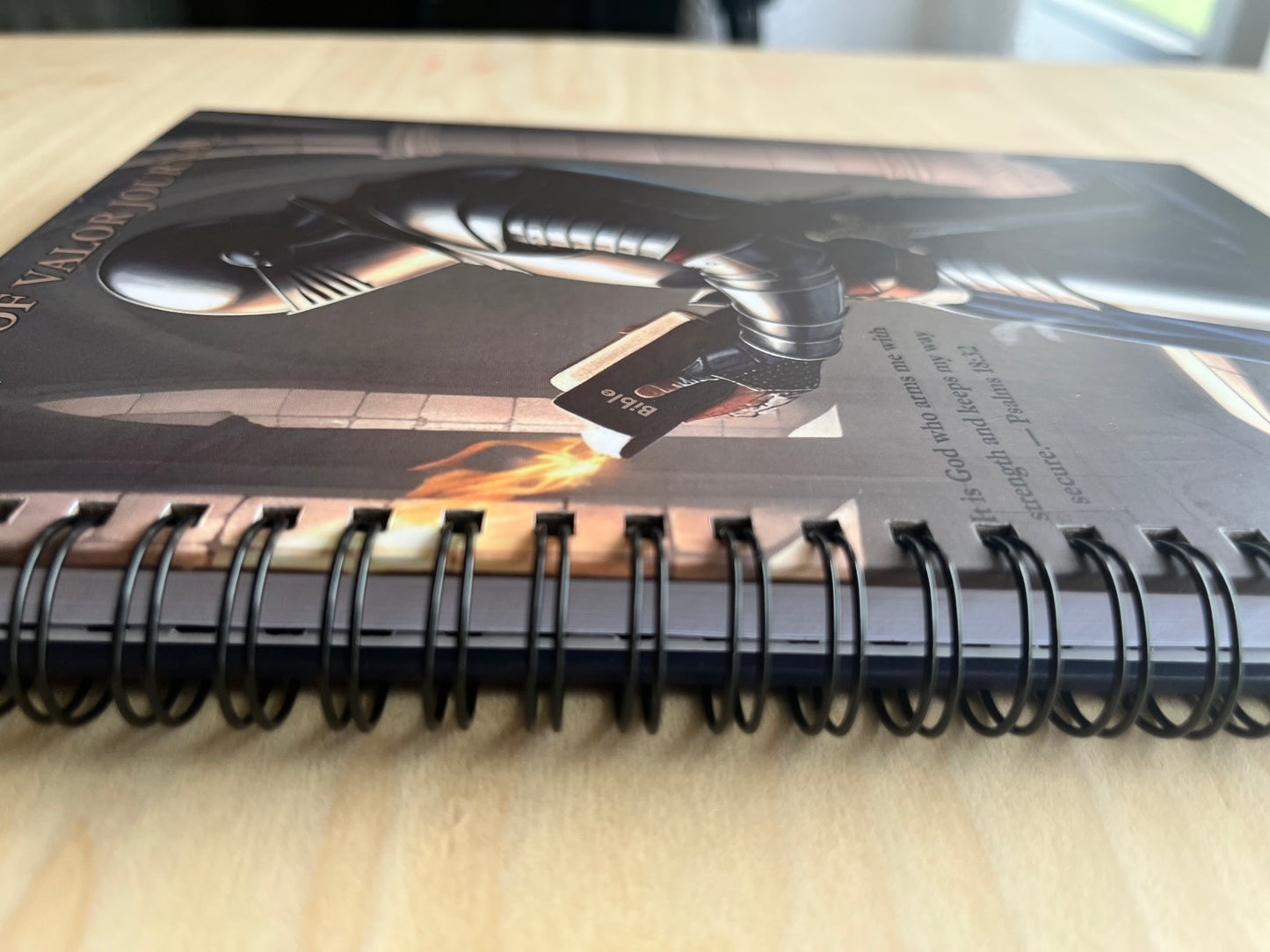 🛡️Man of Valor Journal- Custom Faith-Inspired Cover Design.