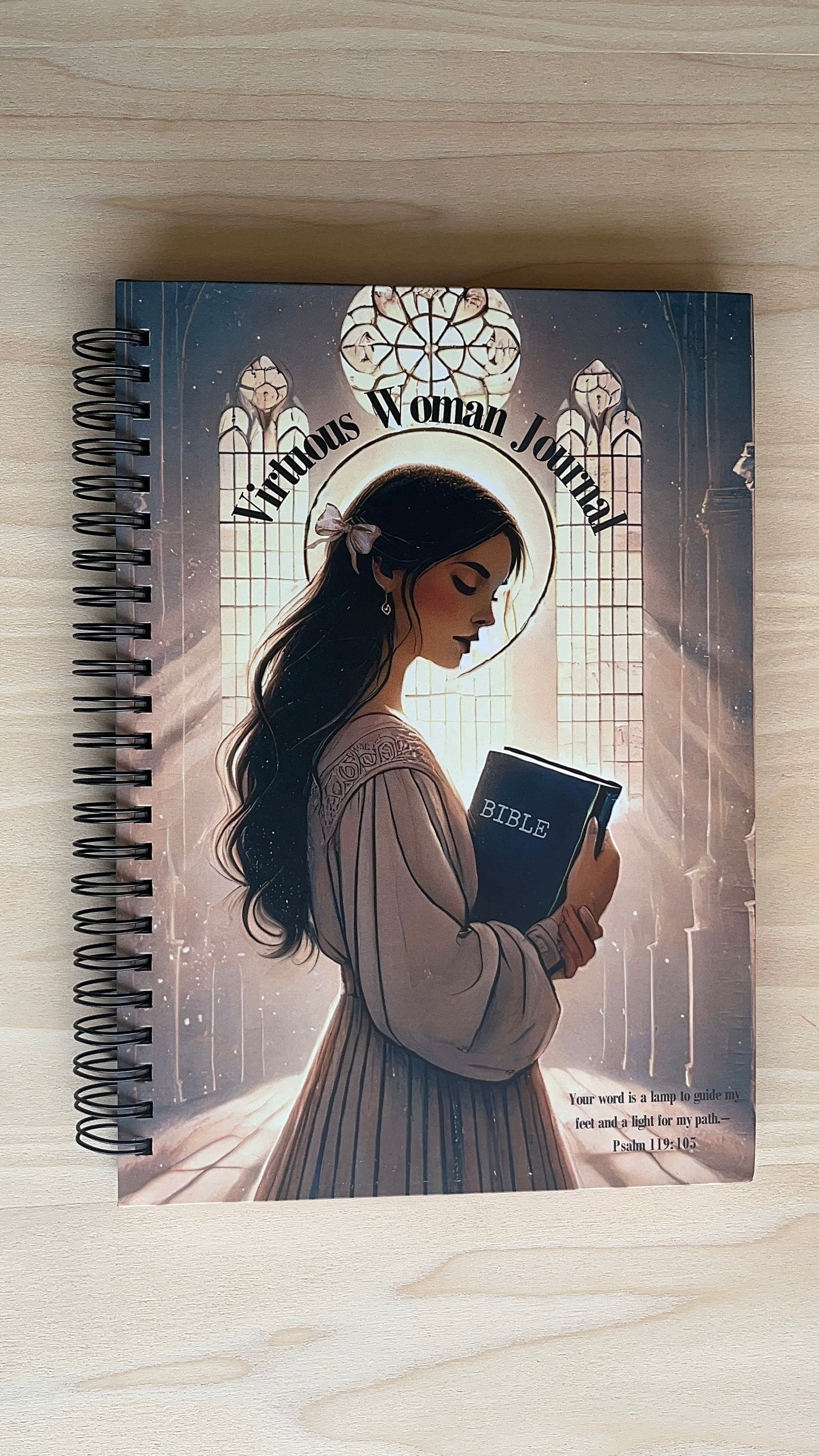 💛Virtuous Woman Journal – Custom Faith-Inspired Cover Design
