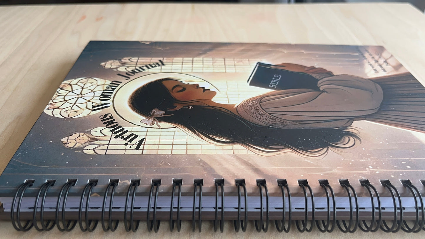 💛Virtuous Woman Journal – Custom Faith-Inspired Cover Design